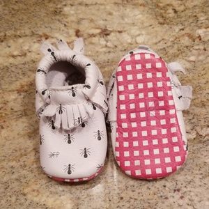 Freshly Picked Ants Moccasins Size 2
